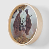 かわいいヤギ 壁時計 (傾斜)