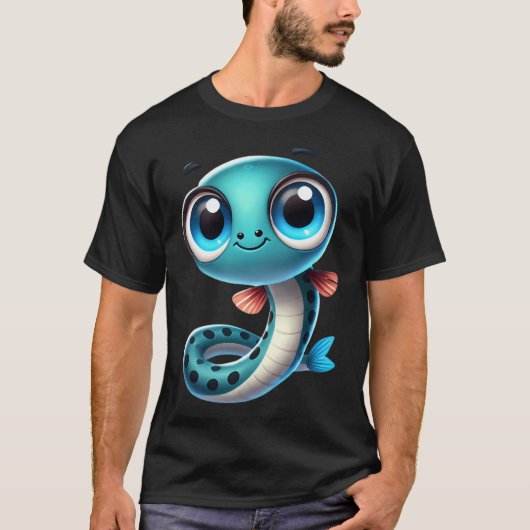 かわいいヤツメウナギ Tシャツ (正面)