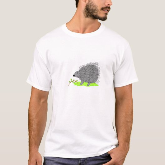 かわいいヤマアラシ Tシャツ (正面)