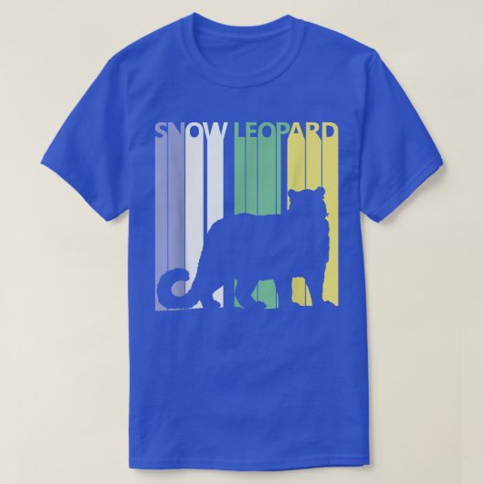 かわいいユキヒョウ Tシャツ (デザイン正面)