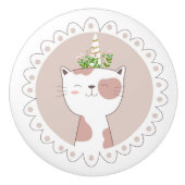 かわいいユニカットのセラミックノブ セラミックノブ (正面)