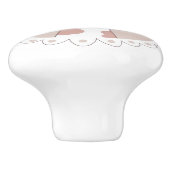 かわいいユニカットのセラミックノブ セラミックノブ (側面)