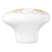 かわいいユニカットのセラミックノブ セラミックノブ (側面)