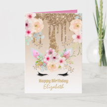 かわいいユニコーンかわいらしファンタジーガーリードリップ金ゴールド