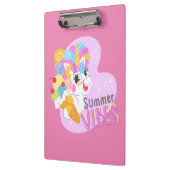 かわいいユニコーンとアイスクリーム クリップボード (左)