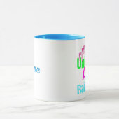 かわいいユニコーンと虹 マグカップ (中央)