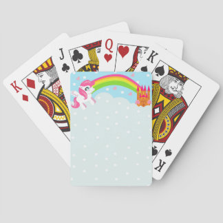 かわいいユニコーンのクラシックのトランプ トランプ