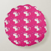 かわいいユニコーンのベビー家具  ラウンドクッション (裏面)