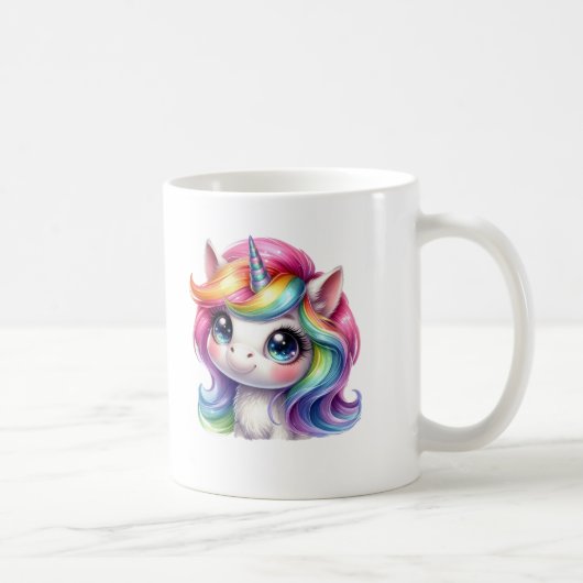 かわいいユニコーンのマグカップ コーヒーマグカップ (右)