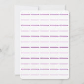 かわいいユニコーンの双子の女の子のベビーシャワー 招待状 (裏面)