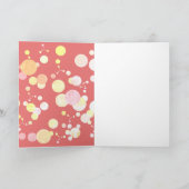 かわいいユニコーンの子供たち教室バレンタインデー シーズンカード (内部)