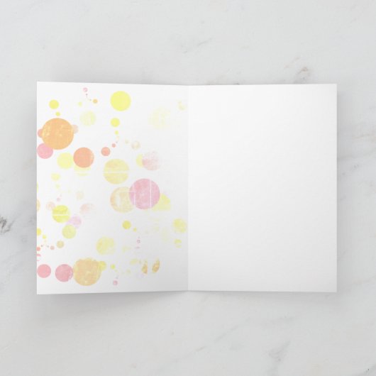 かわいいユニコーンの子供たち教室バレンタインデー シーズンカード (内部)