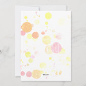 かわいいユニコーンの子供たち教室バレンタインデー シーズンカード (裏面)