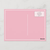 かわいいユニコーンの星たち ありがとう ポストカード (裏面)