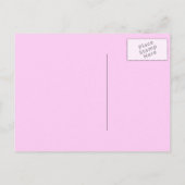 かわいいユニコーンの魔法の日happy 1st誕生日 ポストカード (裏面)