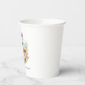 かわいいユニコーンひまわり1st誕生日 紙コップ (左)