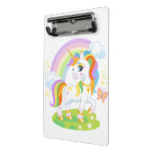 かわいいユニコーンイラストレーション#1 ミニクリップボード (アングル2)
