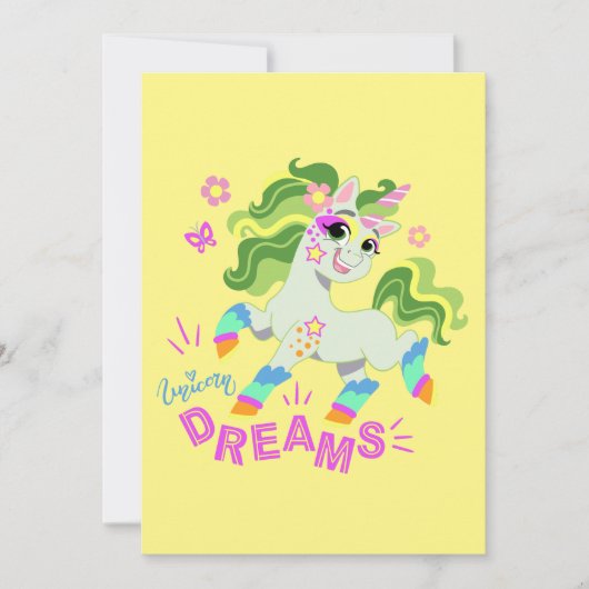 かわいいユニコーンイラストレーション#2 シーズンカード (正面)