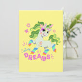 かわいいユニコーンイラストレーション#2 シーズンカード (スタンド正面)