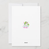 かわいいユニコーンイラストレーション#2 シーズンカード (裏面)