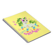 かわいいユニコーンイラストレーション#2 ノートブック (右側)