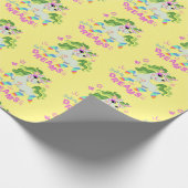 かわいいユニコーンイラストレーション#2 ラッピングペーパー (角)