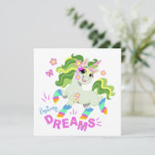 かわいいユニコーンイラストレーション#2 招待状 (スタンド正面)