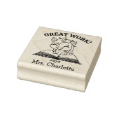 かわいいユニコーンカスタム先生教室素晴らし作業 ラバースタンプ (スタンプ)