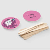 かわいいユニコーンカスタム文字&カラーハンドファンセット ハンドファン (組立なし)