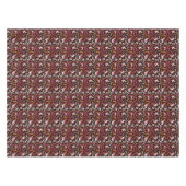 かわいいユニコーンカップケーキドードルパーソナライズされたズ テーブルクロス (正面(横))