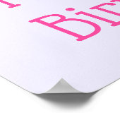 かわいいユニコーンカラフル射撃、 発砲スター&カップケーキ ポスター (角)