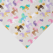 かわいいユニコーンカラフル誕生日 薄葉紙 (詳細)