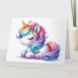かわいいユニコーンカード カード