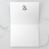 かわいいユニコーンカード カード (内部)