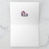 かわいいユニコーンカード カード (内部)