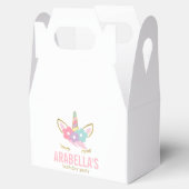 かわいいユニコーンガールズバースデーパーティー フェイバーボックス (オープン)