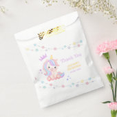 かわいいユニコーンスターズバナーファンタジーありがとう フェイバーバッグ (封をした状態)