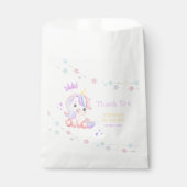 かわいいユニコーンスターズバナーファンタジーありがとう フェイバーバッグ (正面)