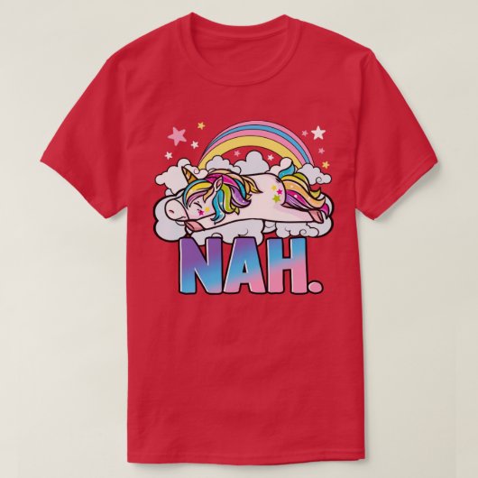 かわいいユニコーンナ Tシャツ (デザイン正面)