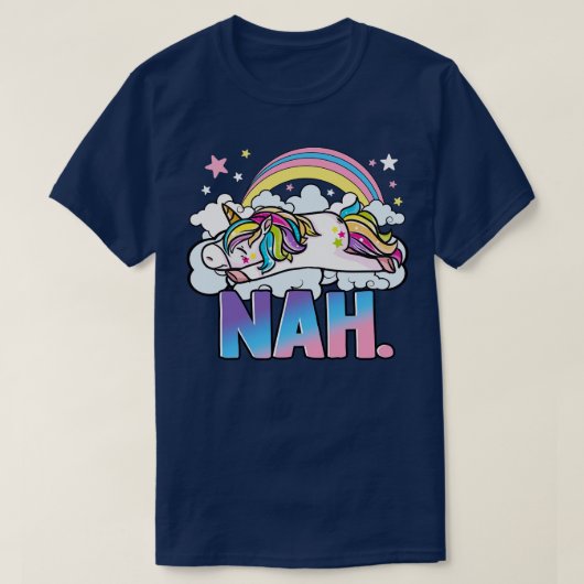 かわいいユニコーンナ Tシャツ (デザイン正面)