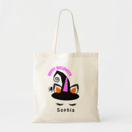 かわいいユニコーンハロウィンキャンディートリックまたはトリート トートバッグ