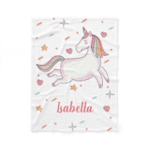 かわいいユニコーンハートとスターパーソナライズされたズ