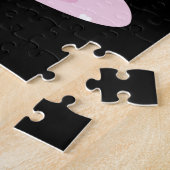 かわいいユニコーンハートバレンタインデイガールズキッズ ジグソーパズル (側面)