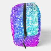 かわいいユニコーンピンクグリッターレインボーモノグラム ドップキット (右)