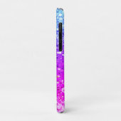 かわいいユニコーンピンクグリッターレインボーモノグラム Case-Mate iPhoneケース (裏面/左)