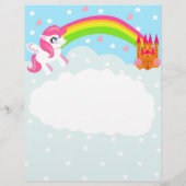 かわいいユニコーンフライヤー チラシ (裏面)