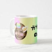 かわいいユニコーンプリクラスタイルカスタマイズ コーヒーマグカップ (正面左)