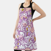 かわいいユニコーンポニー:魔法ドードルコレクション エプロン (インサイチュ)