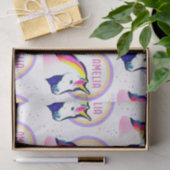 かわいいユニコーンマジカルスターズガールネーム誕生日 薄葉紙 (ギフト)