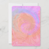 かわいいユニコーンマジカルチャイルド子供の誕生日カード (裏面)